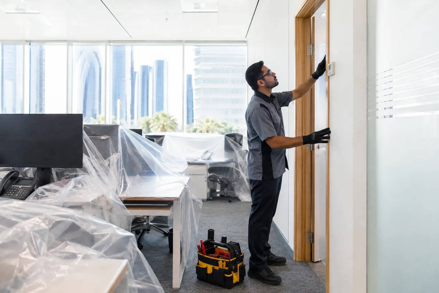 شركة صيانة مكاتب في أبوظبي للإصلاحات الخفيفة